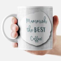 Additional picture of Jewish Phrase Mug Mammish the Best Coffee! 11oz