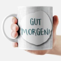 Additional picture of Jewish Phrase Mug Gut Morgen! 11oz