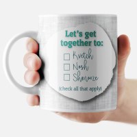 Additional picture of Jewish Phrase Mug Let's Get Together To... 11oz
