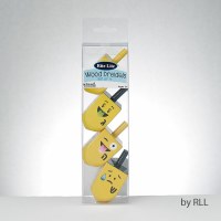 Additional picture of Wooden Dreidels Painted with Emojis - Set of 4