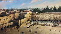 Additional picture of Framed Picture of the Kosel Plaza on Canvas Large