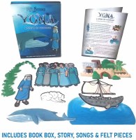 Additional picture of My Felt Story Yonah Includes 8 Precut Pieces Script and Songs