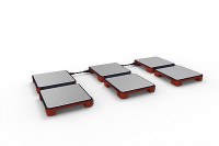 Additional picture of Hot Plate Foldable Rustic Red