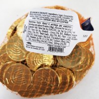 Additional picture of Belgian Chanukah Gelt Milk Chocolate Coins 50 Count 170g Single Bag