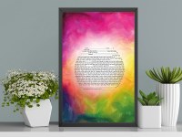 Additional picture of Ketubah Colors of Life Design