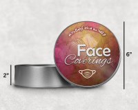 Additional picture of Keepsake Face Coverings Mask Container 6"