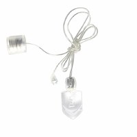 Additional picture of Light Up Dreidel Necklace - Assorted Colors - One Piece