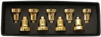 Additional picture of Brass Menorah Drip Cups 9 Pack