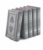 Additional picture of Machzorim Eis Ratzon 5 Volume Set Grey Faux Leather Ashkenaz [Hardcover]