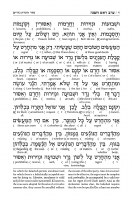Additional picture of Artscroll Faux Leather Interlinear Machzorim Schottenstein Edition 5 Volume Slipcased Set Mid Size Hebrew English Navy Blue Sefard