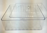 Additional picture of Square Lucite Matzah Box with Cover 12"