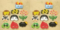 Additional picture of Passover 10 Plague Masks 2 Pack