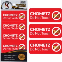 Additional picture of Chometz Do Not Touch Stickers 10 pack