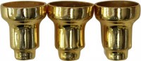 Additional picture of Metal Menorah Candle Drip Cups Gold 9 Pack