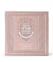 Additional picture of Megillas Esther Booklet with Birchas Hamazon Faux Leather Square Silver Meshulav [Hardcover]