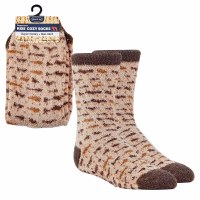 Additional picture of Passover Kids Slipper Socks Matzah Design Fits Shoe Size 1-5