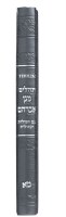 Additional picture of Magen Abraham Leather Tehillim Hebrew Small Size Metallic Gun Metal Edut Mizrach