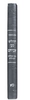 Additional picture of Magen Abraham Leather Tehillim Hebrew Small Size Metallic Gun Metal Edut Mizrach