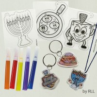 Additional picture of Chanukah Shrink Art Craft Kit 6 Assorted Designs