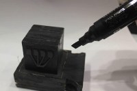 Additional picture of Black Tefillin Marker for touching up batim and retzuos