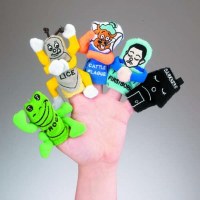 Additional picture of Passover "Ten Plagues" Plush Finger Puppets