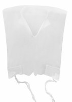 Additional picture of Mesh Cotton Tzitzis V-Neck Size 18 Meyuchad