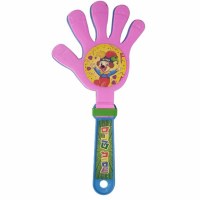Additional picture of Purim Hand Clapper Gragger Small Size 7.5" Assorted Colors Single Piece