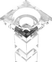 Additional picture of Crystal Candlesticks Square Design 10.2"