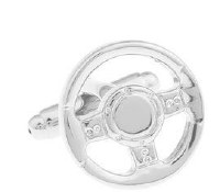 Additional picture of Steering Wheel Cufflinks