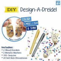 Additional picture of Design A Dreidel Activity Kit 2 Piece