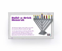Additional picture of Build a Brick Menorah Activity Kit