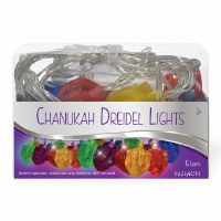 Additional picture of Chanukah Dreidel Lights Decoration Multi Color