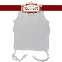 Additional picture of Perf-Tzit Undershirt Tzitzis Keter Round Neck Size 26 (Mens XL) Chabad Avodas Yad Strings 6 Pack