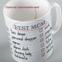 Additional picture of Jewish Phrase Mug Best Mom Checklist 11oz