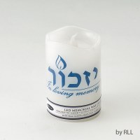 Additional picture of LED Flameless Yizkor Memorial Candle 6 Pack