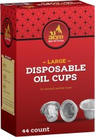 Additional picture of Aluminum Disposable Oil Drip Cups Large Size 44 Count