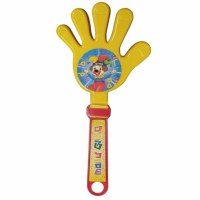 Additional picture of Purim Hand Clapper Gragger Large Size 11" Assorted Colors Single Piece