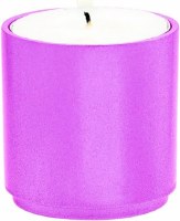 Additional picture of Yair Emanuel Anodized Aluminum Tea Light Single Candle Holder Modular Stackable Pink