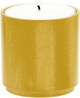 Additional picture of Yair Emanuel Anodized Aluminum Tea Light Single Candle Holder Modular Stackable Gold