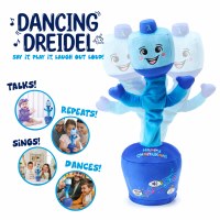 Additional picture of Chanukah Dancing Dreidel Battery Operated Toy