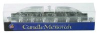 Additional picture of Nickel Plated Candle Menorah