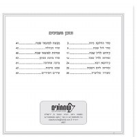 Additional picture of Zemiros Shabbos Square Booklet Cream Ashkenaz [Paperback]