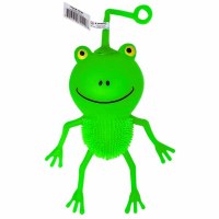 Additional picture of Squishy Frog Textured Bottom Assorted Colors Single Piece 4.75"
