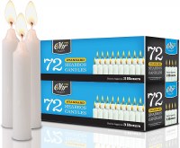 Additional picture of Standard Shabbos Candles 3 Hour Burntime  2 Pack