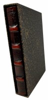 Additional picture of Antique Leather Tehillim Brown Shiny Malchus Design Medium Size Slipcased