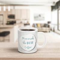 Additional picture of Jewish Phrase Mug Mammish the Best Coffee! 11oz