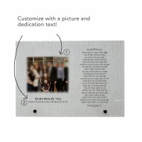 Additional picture of Personalized Plaque Eishes Chayil 10" x 7"
