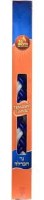 Additional picture of Large Flat Blue and White Havdalah Candle