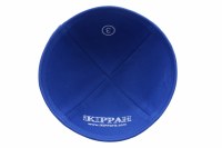 Additional picture of iKippah Denim with Royal Blue Rim Size 18cm
