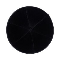 Additional picture of iKippah 6 Part Black Velvet Size 2